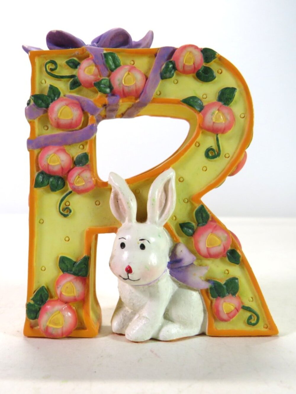 Mary Engelbreit letter "R" resin alphabet 1999 3" tall CHIPS